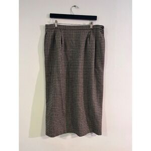 Plaid Pencil‎ Skirt